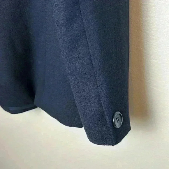 Vintage Women’s Blazer Evan Picone Navy 100% Worsted Wool Size 14 - Picture 11 of 12